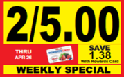 Woods Supermarket Weekly Savings Tag Woods Supermarket Weekly Savings Tag