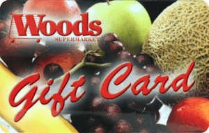 woods supermarket gift card