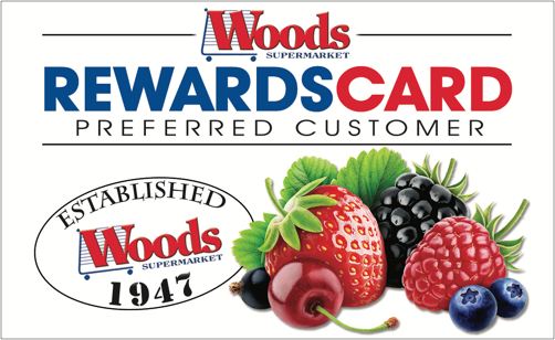 Woods Reward Card