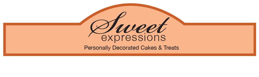 Sweet Expressions Banner - Cake Decoration label