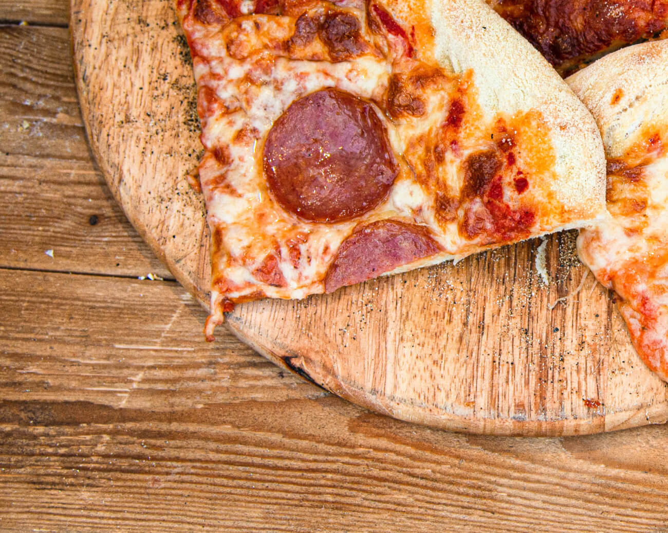 fresh handmade pizza