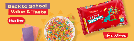 Make back-to-school mornings simple, delicious, and affordable with Malt-O-Meal cereal.